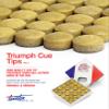 Tweeten Triumph Billiard Pool Cue Tips - 1 Box - 50 Tips - Choose Your Size (10 mm) view 2