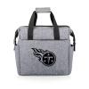 Picnic TIME NFL Tennessee Titans On The Go Lunch Bag - Soft Cooler Lunch Box - Insulated Lunch Bag, (Heathered Gray) view 1