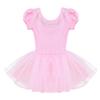 Hedmy Kids Girls Rhinestones Ballet Dance Tutu Dress Princess Leotard Dancewear Fairy Costumes Pink 2-3 Years view 3
