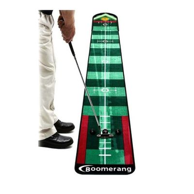 TULGIGS Boomerang Auto Return Indoor Putting Practice Mat,Portable Mat with Auto Ball Return Function  Mini Golf Practice Training Aid, Game and Gift for Home, Office, Outdoor Use Made in Korea
