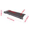 TECHTONGDA Under Desk Electric Treadmill Portable Walking Treadmill 39x15 Running Area with Remote Control for Household & Office Exercise view 2