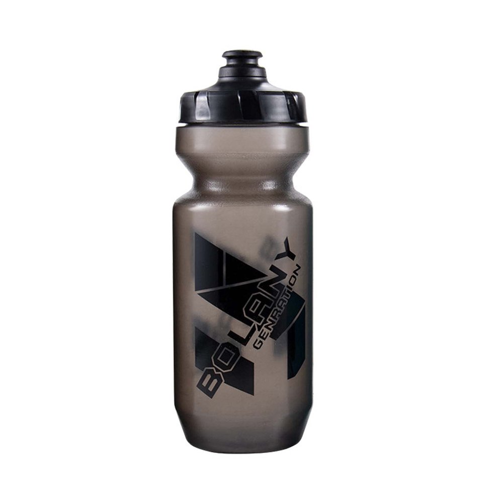 TUCKE Bicycle Sports Water Bottles, 650ml MTB Mountain Road bike water bottle PP5 silicagel sealingup heat-resistant outdoor sports kettle (Gray)