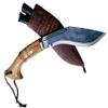 EGKH Genuine Full Tang Blade Angkhola Rust Free Farmers Kukri/Knife - 8 Inches Ex - Army Hanshee Combate Khukuri - Handmade in Nepal with Rosewood Handle view 2
