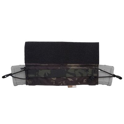 Emersongear Side-Pull Mag Pouch,Horizontal Double M4 Magazine Pouch Hook and Loop Design