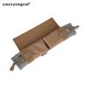 Emersongear Side-Pull Mag Pouch,Horizontal Double M4 Magazine Pouch Hook and Loop Design view 2