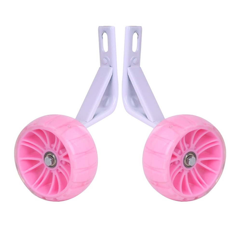 FUFU 12-20" Blue Bicycle Riding Training Wheels, Bicycle Stabilisers, Kids Bike Stabilisers Bicycle Riding Training Universal (Color : Pink, Size : 20in)