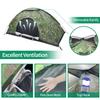 Sutekus Single Person Tent Camping Dome Tent Lightweight Backpacking Tent Camouflage Outdoor Equipment for Camping Hiking Biking Trip Upgraded Large Space (Single) view 4