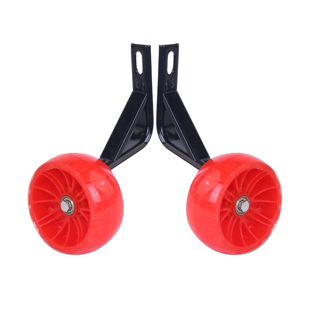FUFU 12-20" Blue Bicycle Riding Training Wheels, Bicycle Stabilisers, Kids Bike Stabilisers Bicycle Riding Training Universal (Color : Red, Size : 12in)