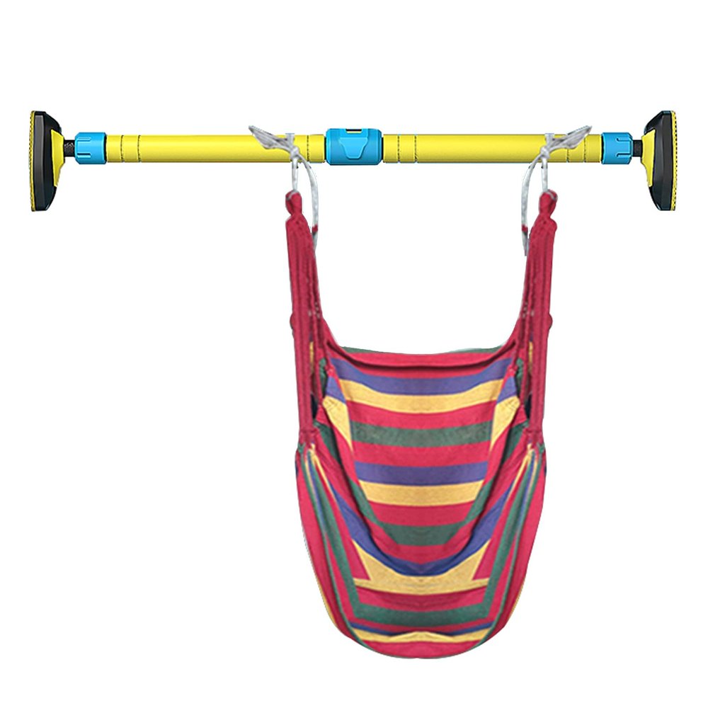 Pull up Bar Hua Portable Adjustable Horizontal Bar 70-160cm, Pull-up Bar with Swing for Children, for Indoor Fitness Poles in Home Gyms, Safe and Non-Slip, Easy to Install (Size : 120-160cm)