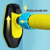 Pull up Bar Hua Portable Adjustable Horizontal Bar 70-160cm, Pull-up Bar with Swing for Children, for Indoor Fitness Poles in Home Gyms, Safe and Non-Slip, Easy to Install (Size : 120-160cm) view 4