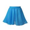 Aislor Big Girls Circular Pull-On Wrap Skirts Classic Chiffon Mini Skirt with Tie Waist Blue 1 3-4 Years view 1