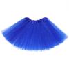 Girl Tutu Skirt, 3-Layer Tulle Princess Ballet Dress Baby Skirt Dress Up Princess Dance Party for 3-10 Years Old (US, Alpha, One Size, X-Large, Regular, Blue) view 1