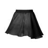 Aislor Big Girls Circular Pull-On Wrap Skirts Classic Chiffon Mini Skirt with Tie Waist Black 1 3-4 Years view 2