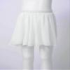 Aislor Big Girls Circular Pull-On Wrap Skirts Classic Chiffon Mini Skirt with Tie Waist White 1 3-4 Years view 3