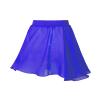 Aislor Big Girls Circular Pull-On Wrap Skirts Classic Chiffon Mini Skirt with Tie Waist Royal Blue 1 15-16 Years view 2