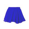 Aislor Big Girls Circular Pull-On Wrap Skirts Classic Chiffon Mini Skirt with Tie Waist Royal Blue 1 15-16 Years view 4