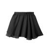 Aislor Big Girls Circular Pull-On Wrap Skirts Classic Chiffon Mini Skirt with Tie Waist Black 1 15-16 Years view 4