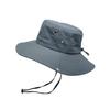 EMONJAY Sun Hat for Men/Women, Outdoor Sport Sun Visor UV Protection Waterproof Boonie Hat Safari Hat Bucket Hat for Hiking Fishing Camping Gardening Working, Summer Beach (Grey), 7 1/4 view 3