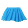 Aislor Kids Girls Ballet Dance Basic Chiffon Wrap Skirt Ballerina Skate Circular Pull-On Tutu Skirt Gymnastics Dancewear Blue 3-4 Years view 4