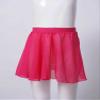 Aislor Kids Girls Ballet Dance Basic Chiffon Wrap Skirt Ballerina Skate Circular Pull-On Tutu Skirt Gymnastics Dancewear Hot Pink 7-8 Years view 3
