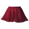 Aislor Kids Girls Ballet Dance Basic Chiffon Wrap Skirt Ballerina Skate Circular Pull-On Tutu Skirt Gymnastics Dancewear Claret 15-16 Years view 1