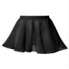 Aislor Kids Girls Ballet Dance Basic Chiffon Wrap Skirt Ballerina Skate Circular Pull-On Tutu Skirt Gymnastics Dancewear Black 7-8 Years view 1