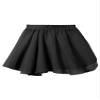 Aislor Kids Girls Ballet Dance Basic Chiffon Wrap Skirt Ballerina Skate Circular Pull-On Tutu Skirt Gymnastics Dancewear Black 7-8 Years view 3