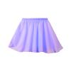 Aislor Big Girls Circular Pull-On Wrap Skirts Classic Chiffon Mini Skirt with Tie Waist Light Purple 1 7-8 Years view 3