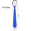Sucrain 5pcs Boy's Necktie Pre-tied Adjustable Neck Strap Tie for Wedding Graduation School Cosplay Uniforms view 2