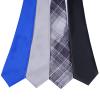 Sucrain 5pcs Boy's Necktie Pre-tied Adjustable Neck Strap Tie for Wedding Graduation School Cosplay Uniforms view 3