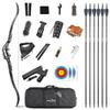 ZSHJGJR 62" ILF Recurve Bow Archery American Hunting Bow with Gordon Limbs 30-60lbs for Adult Right Handed Archery Kit (55lbs) view 1