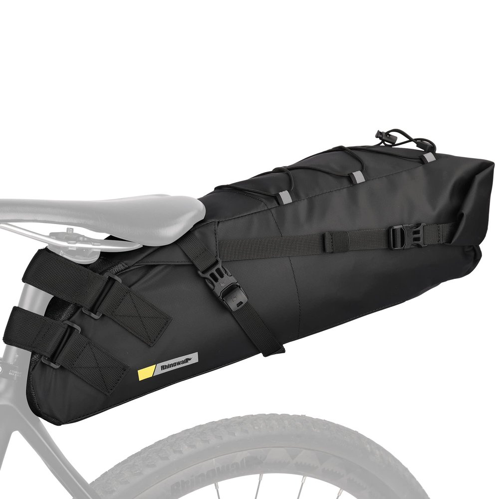 Rhinowalk Waterproof Bike Saddle Bag 13L - Under Seat Storage for Mountain Road Biking and Commuting Trips