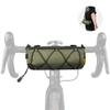 Rhinowalk Bike Handlebar Bag, Bicycle Front Bag Shoulder Bag Storage Bag with Shoulder Strap for Road Mountain Bike Cycling Travel (Green) view 1