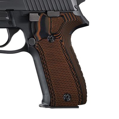 Cool Hand G10 Grips Replacement for Sig Sauer P226, Screws Included, Checkered Texture (Tiger Stripe)