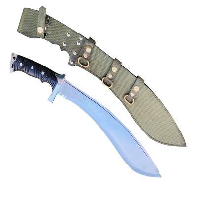 EGKH - 15 Inches Tactical Kukri Knife | Hand forged by Black Smith | forged by hammer in Nepal