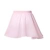 Oyolan Kids Girls Latin Dance Skirt Ballroom Samba Chacha Dancing Dress Inside with Shorts Solid Color Mini Skirt Pink 3-4 Years view 2
