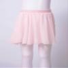Oyolan Kids Girls Latin Dance Skirt Ballroom Samba Chacha Dancing Dress Inside with Shorts Solid Color Mini Skirt Pink 3-4 Years view 3