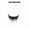 Mustache Self Adhesive, Fake Eyebrow Set, Fake Beard Glue On Adhesive Beards Fake Beards Halloween Party Beard, for Party Performance(Green paper card) view 3