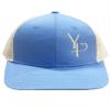 Yucca Penn Outdoors Florida Trucker Hat Carolina Blue Ecru Fishing Lifestyle Hat view 1