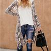Women's Cardigan Long Sleeve Casual Long Open Front Drape Lightweight Duster High Low Hem Maxi Outerwear view 3