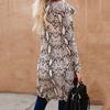 Women's Cardigan Long Sleeve Casual Long Open Front Drape Lightweight Duster High Low Hem Maxi Outerwear view 4