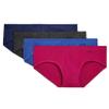 2(X)IST Essentials 4-Pack Bikini Brief Dazzling Blue/Varsity Navy/Festival Fuchsia/Charcoal Heather XL view 1
