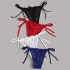 4Pcs Briefs for Women's Sexy Lingerie Lace Open Thong Panties G-Pants Lingerie Underwear Mid-Waist Underpants view 2