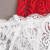 4Pcs Briefs for Women's Sexy Lingerie Lace Open Thong Panties G-Pants Lingerie Underwear Mid-Waist Underpants view 4
