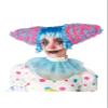 California Costumes, Funhouse Clown Wig, Blue/Pink view 1