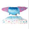 California Costumes, Funhouse Clown Wig, Blue/Pink view 2