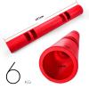 ZXFF 6kg Fitness Training Tube, Yoga Column with Multiple Fitness Functions, Fitness Equipment Suitable for Any Group of People, Green/red (Color : Red) view 2