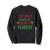 Smiling Is My Favorite Cute Christmas Winter Shirt Gift Tee Sweatshirt view 1