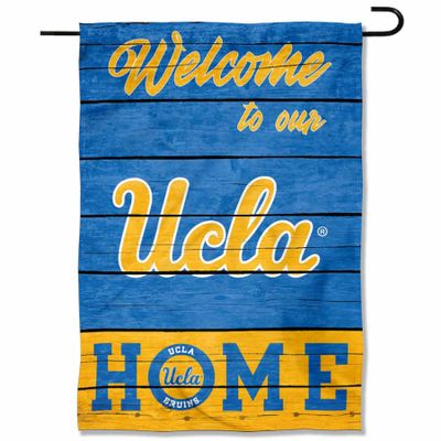 Bruins Welcome To Our Home Double Sided Garden Yard Flag
