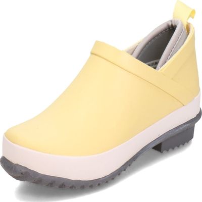 Jambu JBU Women's Bumblebee Garden Ready Rain Shoe, Yellow/Light Grey, 9.5